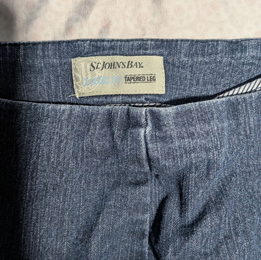 St. John's Bay Classic Fit Tapered Leg Denim
